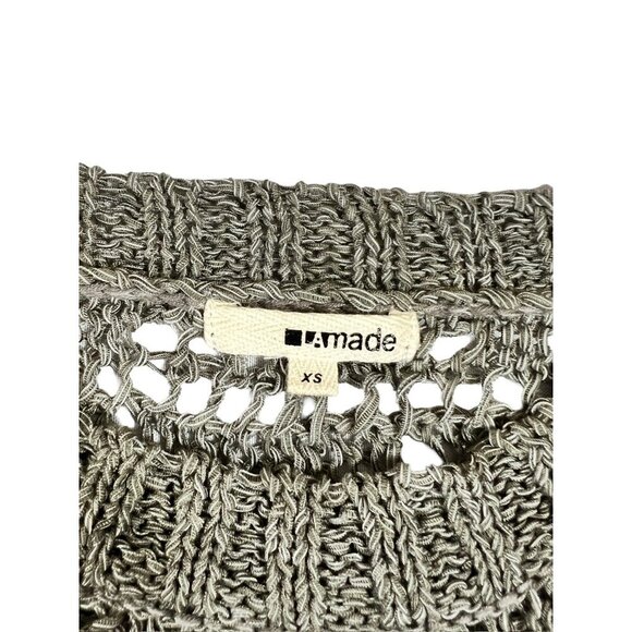 LA Made Women’s Grey Knitted Top - Picture 4 of 6